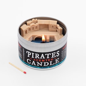 Pirates Scented Candle | Inspired by your favorite pirate-themed ride (unless there is some other pirate-themed ride we don’t know about)