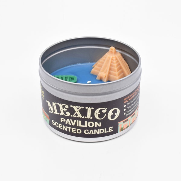 Mexico Pavilion Scented Candle | Epcot World Showcase | Gran Fiesta Tour in candle form