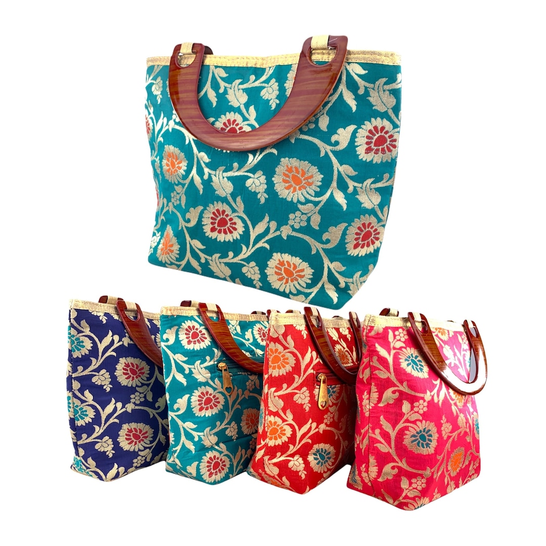 Exotic Handmade Indian Clutch Potli Purse Women Silk Ethnic Etsy