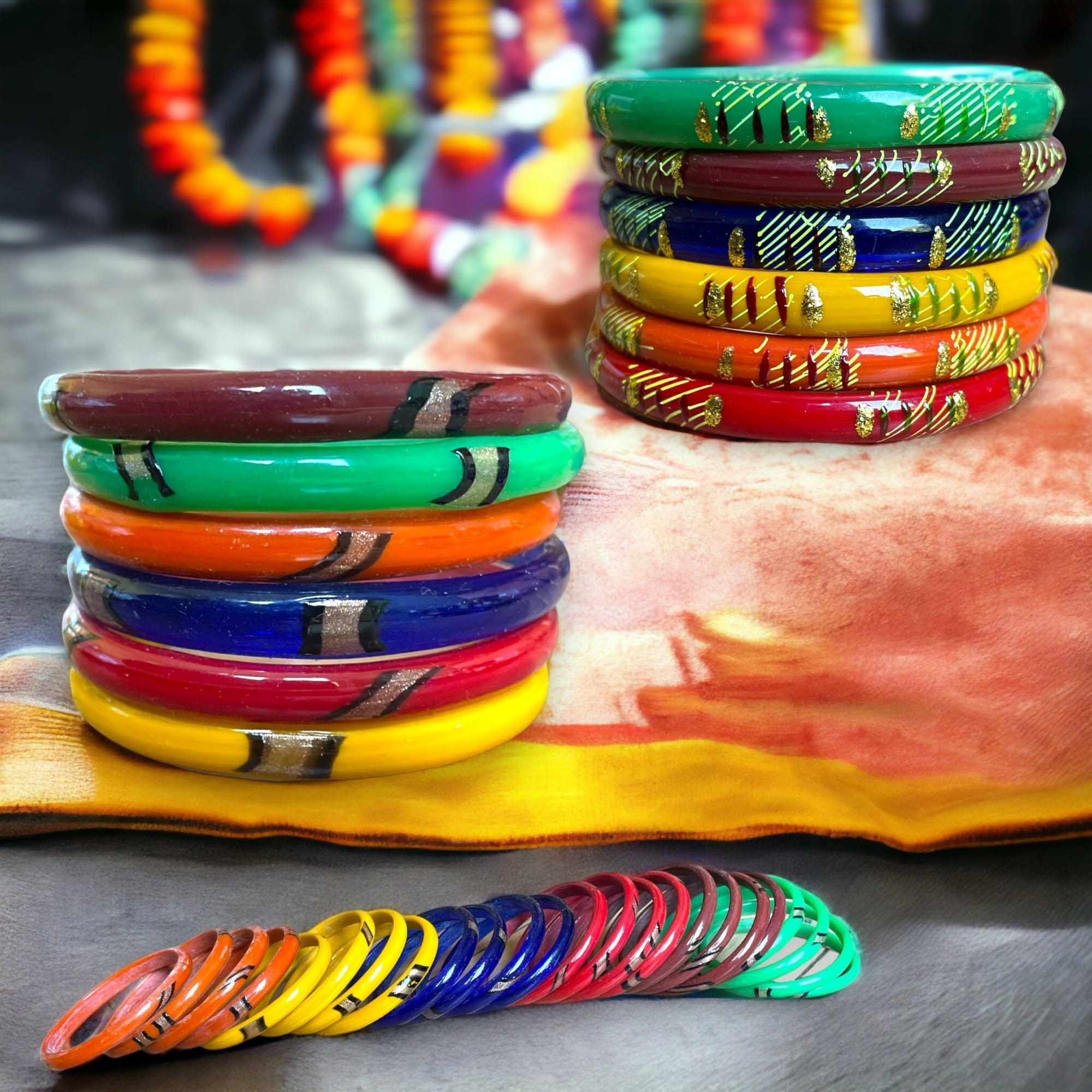 Valaikappu bangles in silver clearance