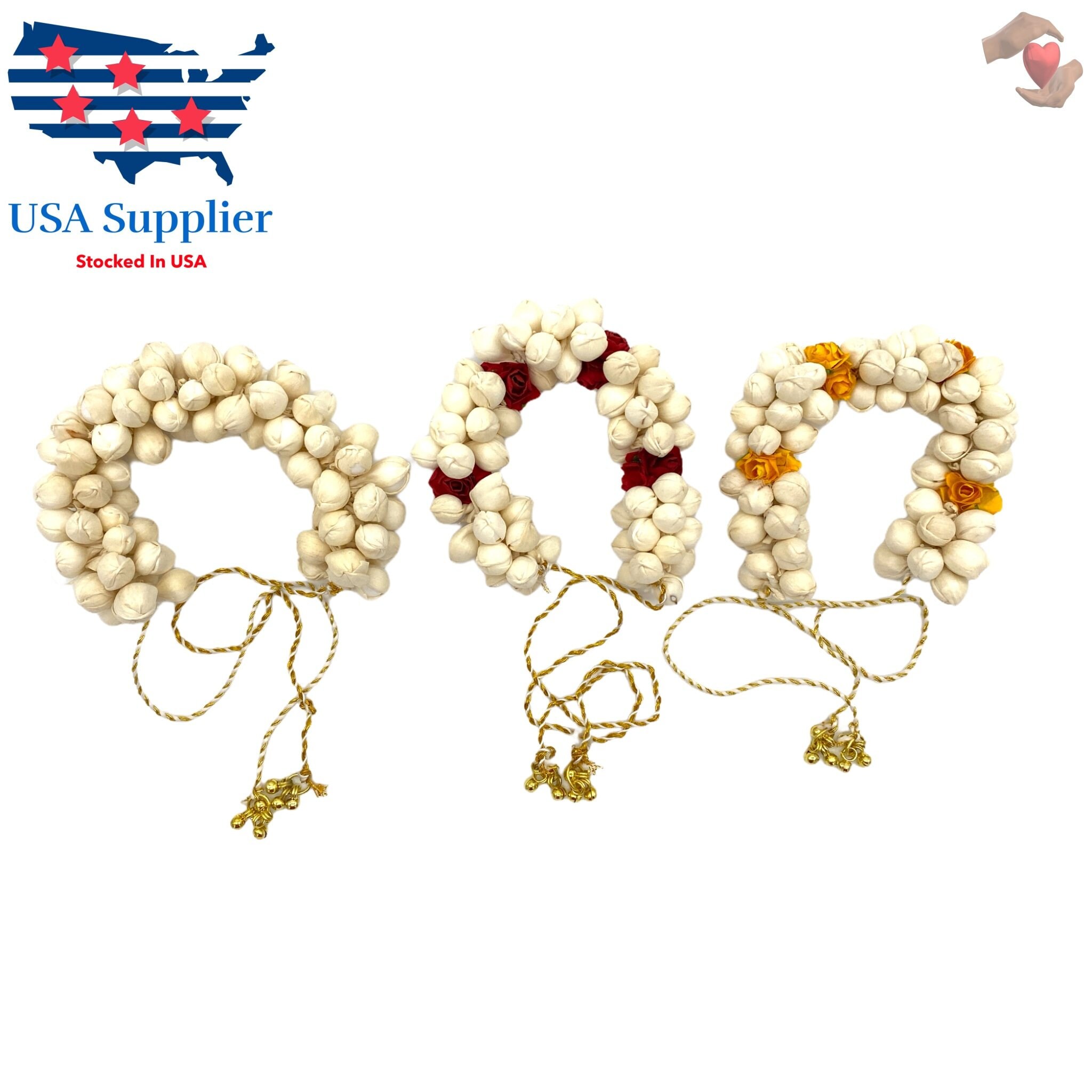 Jasmine Gajra/ Hair accessory/ Veni Flower Jewelry/ Wedding Jewellery…