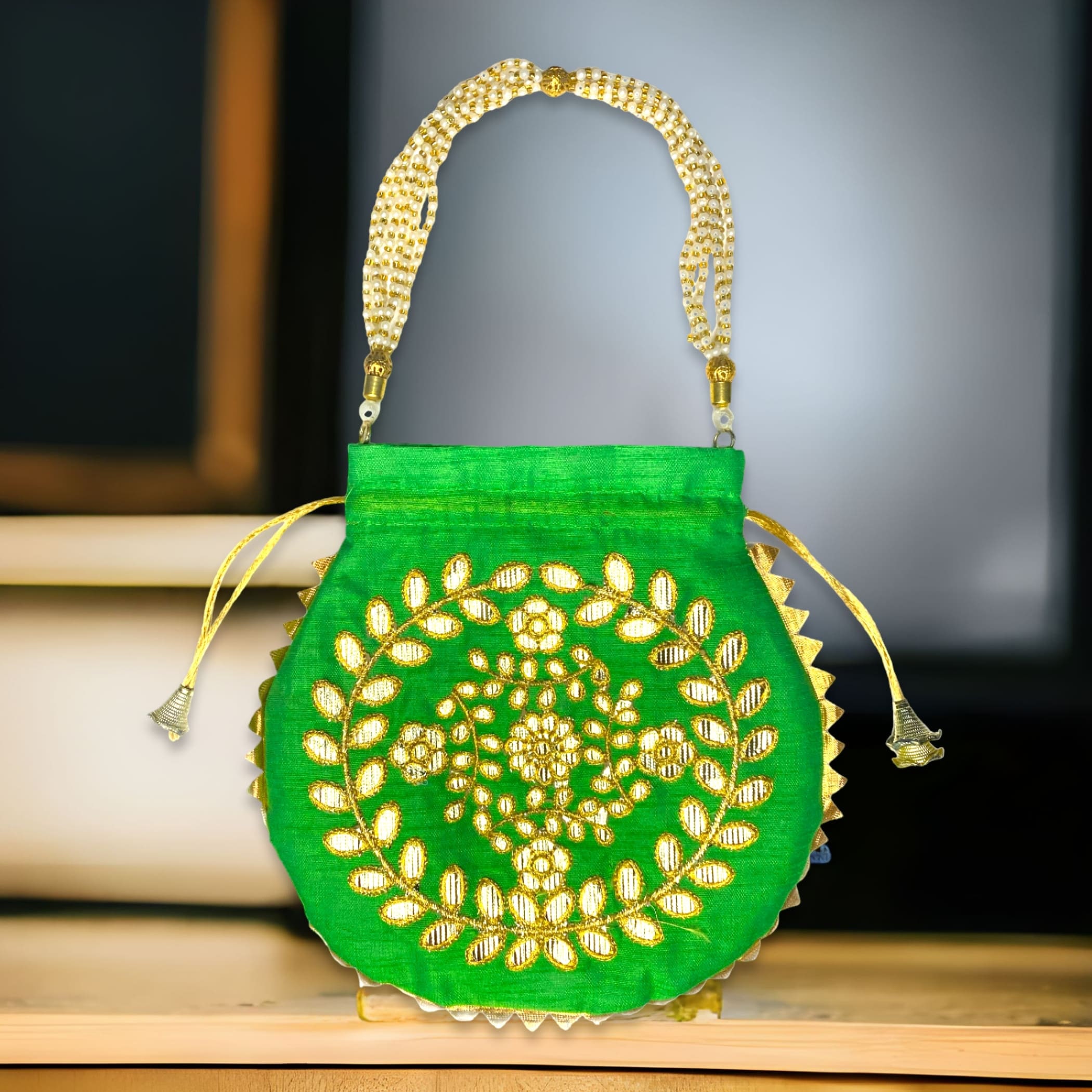 Indian Phulkari Potli Bag Embroidered Handbag Pouch Festival Gift Bag Pack  of 5 | eBay