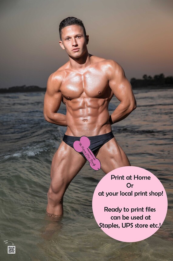 Digital Download Pin the Junk on the Hunk Bachelorette - Etsy
