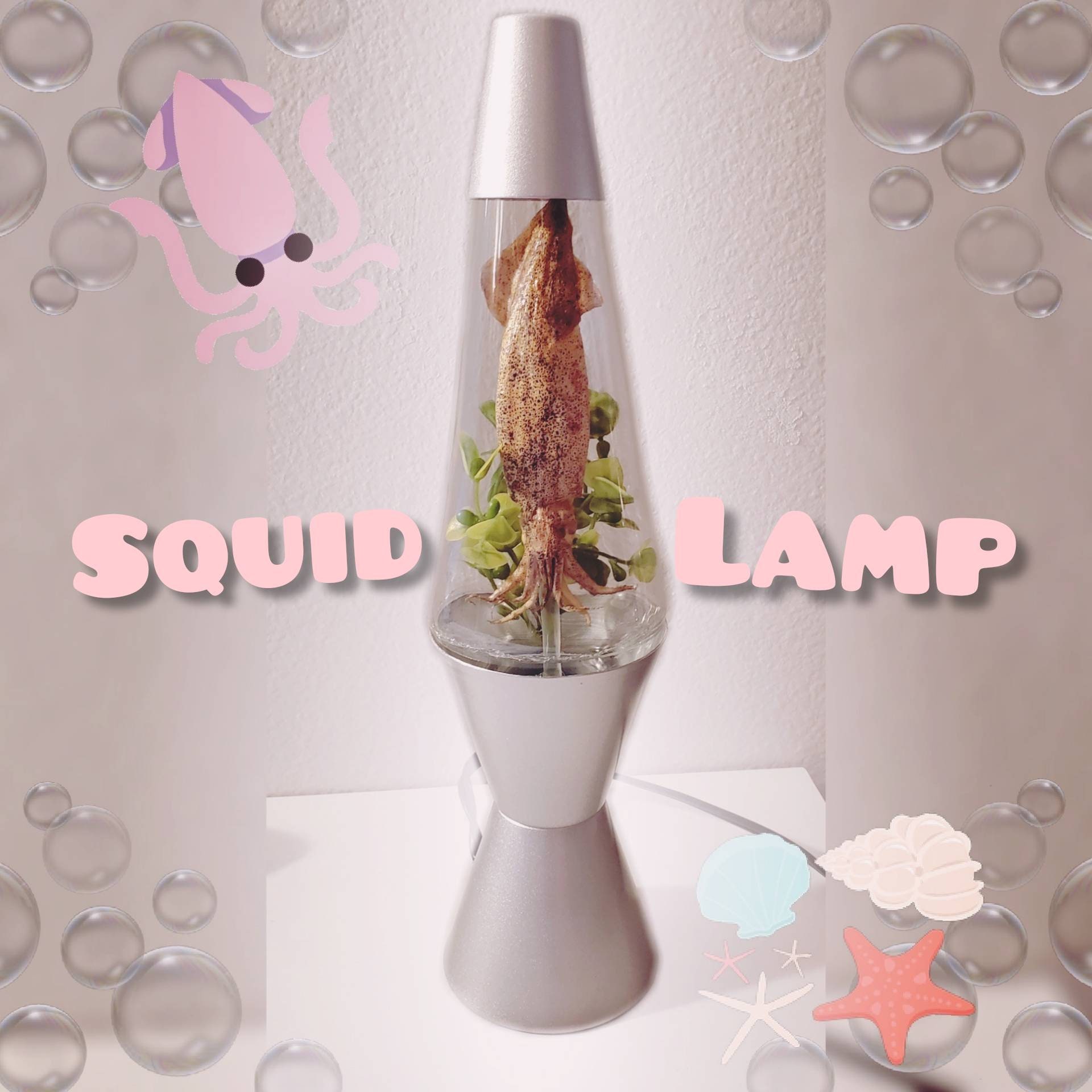 Real Squid Lava Lamp