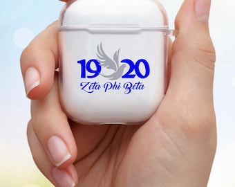 Zeta Phi Beta AirPods Case, Silikon-Schutzhülle