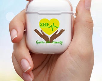 CEP 1932 Sorority AirPods Hülle: Klare Silikonhülle, Schlüsselanhänger mit Halter