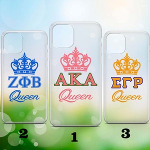 Funda de reina de la hermandad para iPhone 16, 15 Pro Max, iPhone 14, iPhone 13 Pro, iPhone 12 Pro Max, iPhone 11, Galaxy S25, S24, S23 y S22.