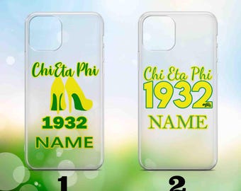 Personalisierte Chi Eta Phi Silikon Handyhülle