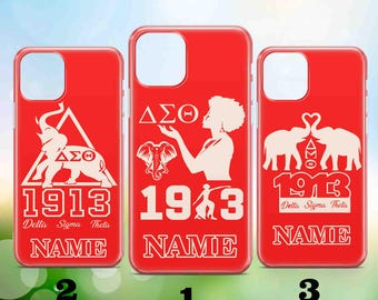 DST Personalisierte Handyhülle, Sorority Silikonhülle
