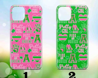 AKA Sorority Silikonhülle, UV-Druck-Design