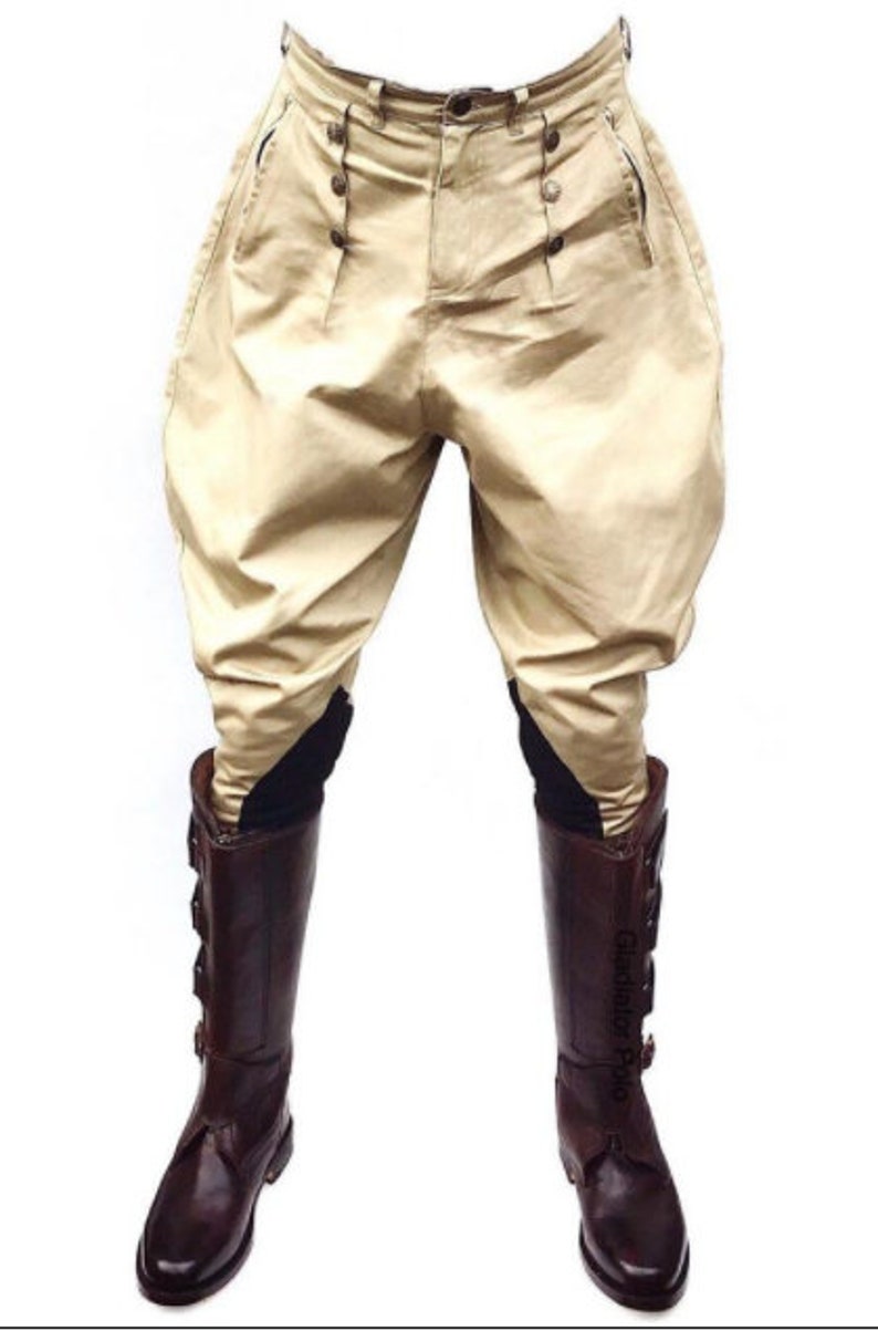 Jodhpur Riding Breeches British Military Khaki Etsy