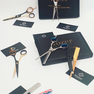 Professionelle Barbier Haarschneiden und dünne Schere Scheren Set Friseur Salon
