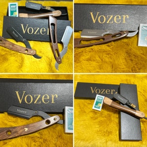 Straight Cut Throat Razor/ Barber Razor Professional Wooden/ Shaving Razor