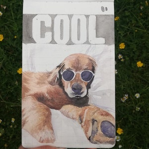 Custom Watercolour Pet/Animal portraits