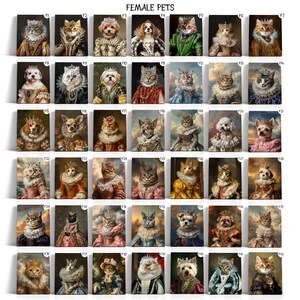 A royal pet portrait custom canvas makes an unforgettable Christmas gift idea, offering a unique way to celebrate and honor the cherished pets in your life.