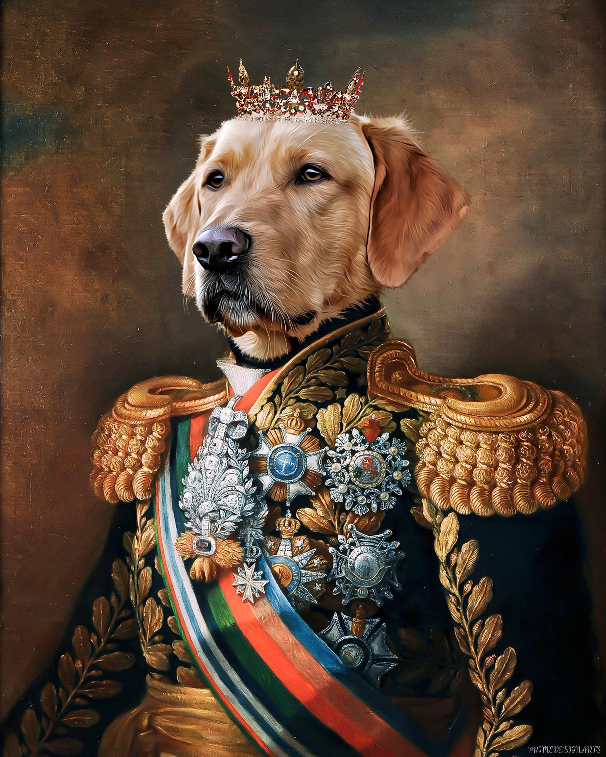 personalized dog canvas wall art