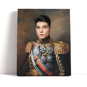 Custom Royal Portrait from Photo, Renaissance Portrait, Historical Portrait Gift for Men, Human Portrait, Portrait Art Design
