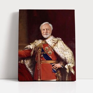 Ritratti reali personalizzati, opere d'arte rinascimentali squisitamente realizzate a mano, regali storici premurosi per uomini, ritratti umani dettagliati