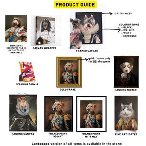 Custom Pet Memorial Portrait Angel Dog Wings Art Personalized Loss Gift Canvas image 8