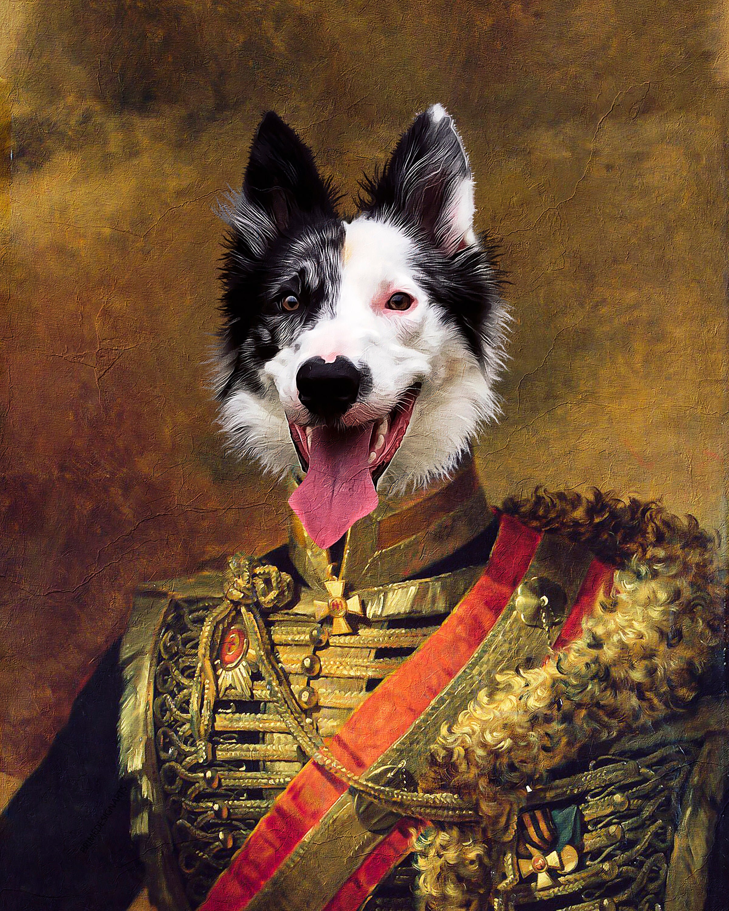 Royal Portrait From Photo Royal Dog Portrait Pet Supplies Etsy
