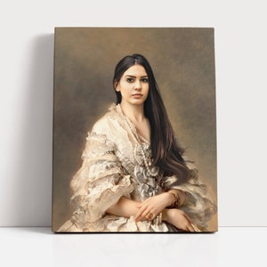 Arte reale personalizzata per donne, regali personalizzati unici, ritratti femminili realistici e arte creativa, ritratti reali personalizzati