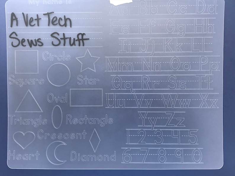 Tracing Mat for Children Learning, DIGITAL SVG PNG Files, Kids