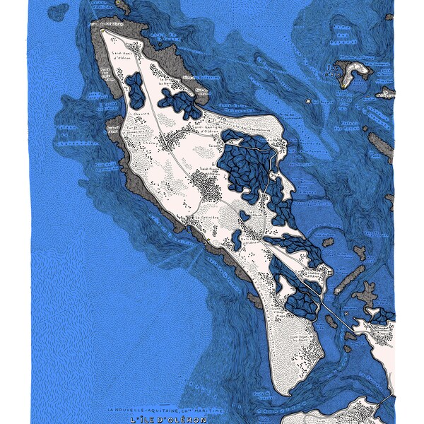L'île d'Oléron, 60*80 cm, 30 tirages limités