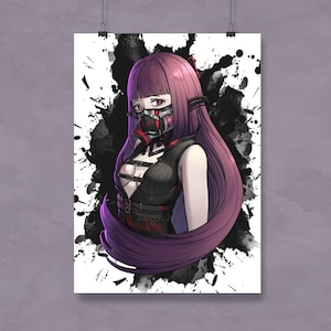 Code Vein: Maske Kunstdruck