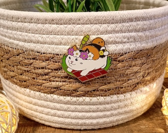 Final Fantasy XIV Fat Cat Enamel Pin