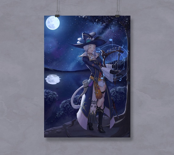 Ffxiv Under The Moonlight Art Print Etsy Ffxiv Under The Moonlight Art Print Etsy