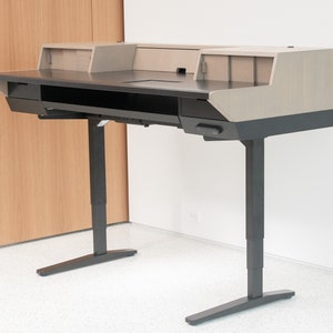 The Capriccio Studio Desk Top for Composer / Producer - Sit/Stand Ready - W/Wire Management