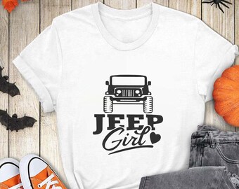 Jeep Dirty Girl Tee | Etsy India