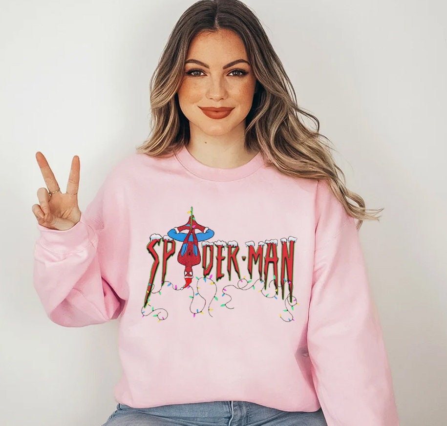 Discover Spiderman Christmas Sweatshirt, Avengers Christmas Shirt, No Way Home Shirt, Superhero Christmas Shirt, MCU sweatshirts