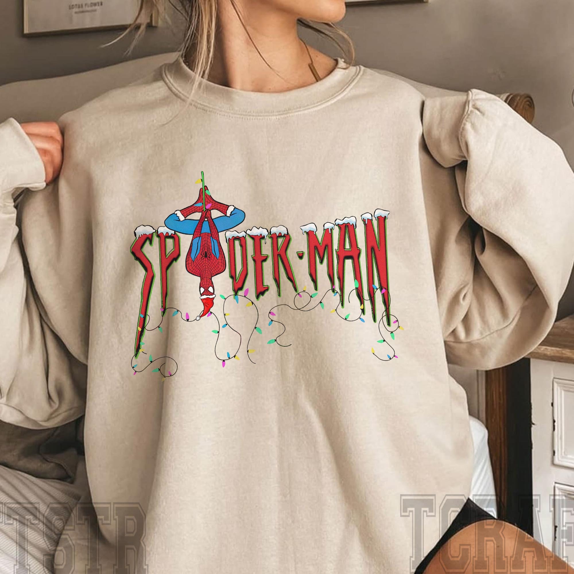 Discover Spiderman Christmas Sweatshirt, Avengers Christmas Shirt, No Way Home Shirt, Superhero Christmas Shirt, MCU sweatshirts