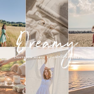 Dreamy Lightroom Mobile Preset, Soft Preset, Desktop Preset, Single Mobile Lightroom Preset, Blogger Instagram Presets