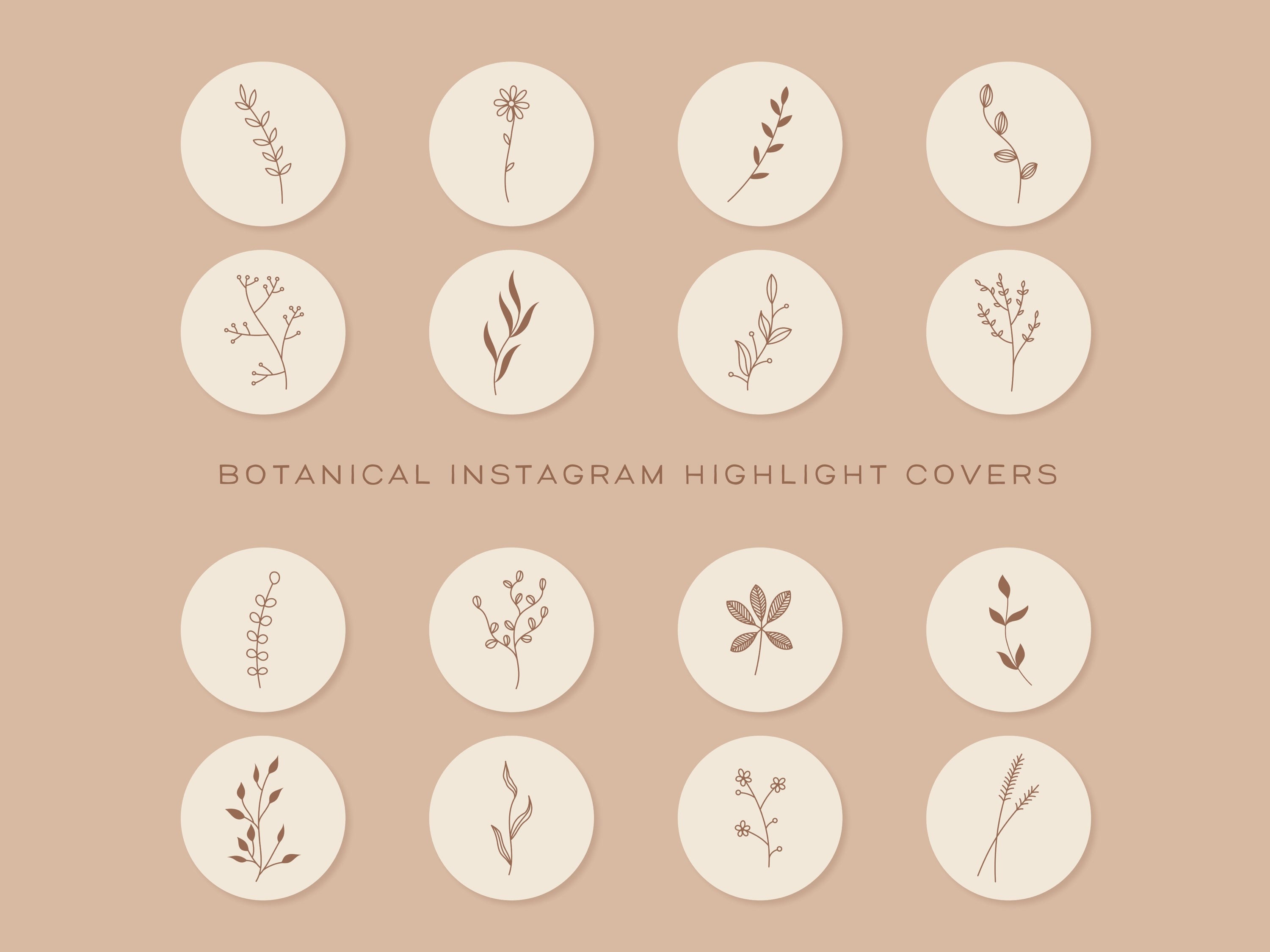 Instagram highlight cover hobby interest Vector Image