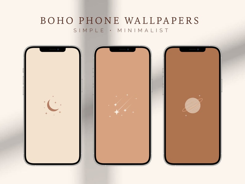 Boho Phone Wallpapers, Starry Night Backgrounds, Neutral iPhone Backgrounds, Download, PNG 