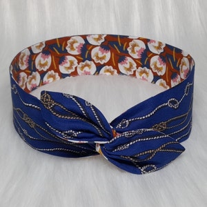 Rigid hairband Reversible wire headband