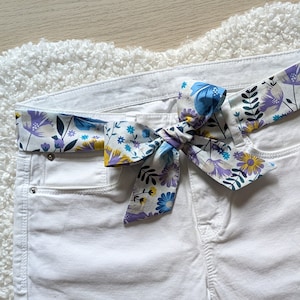 Tie scarf belt
