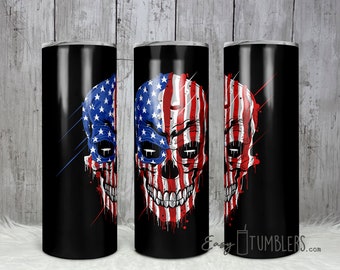 Skull Flag Sublimation Digital Design, Sublimation Tumbler Design Download, Sublimation Design Png, Sublimation Digital Full Wrap