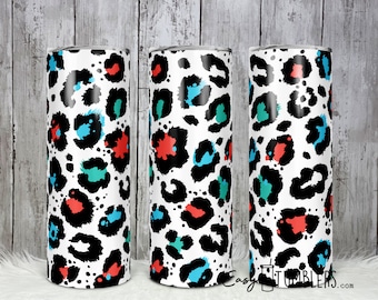 Seamless Leopard Sublimation Design, Sublimation Tumbler Design Download Png, Sublimation Digital Full Wrap
