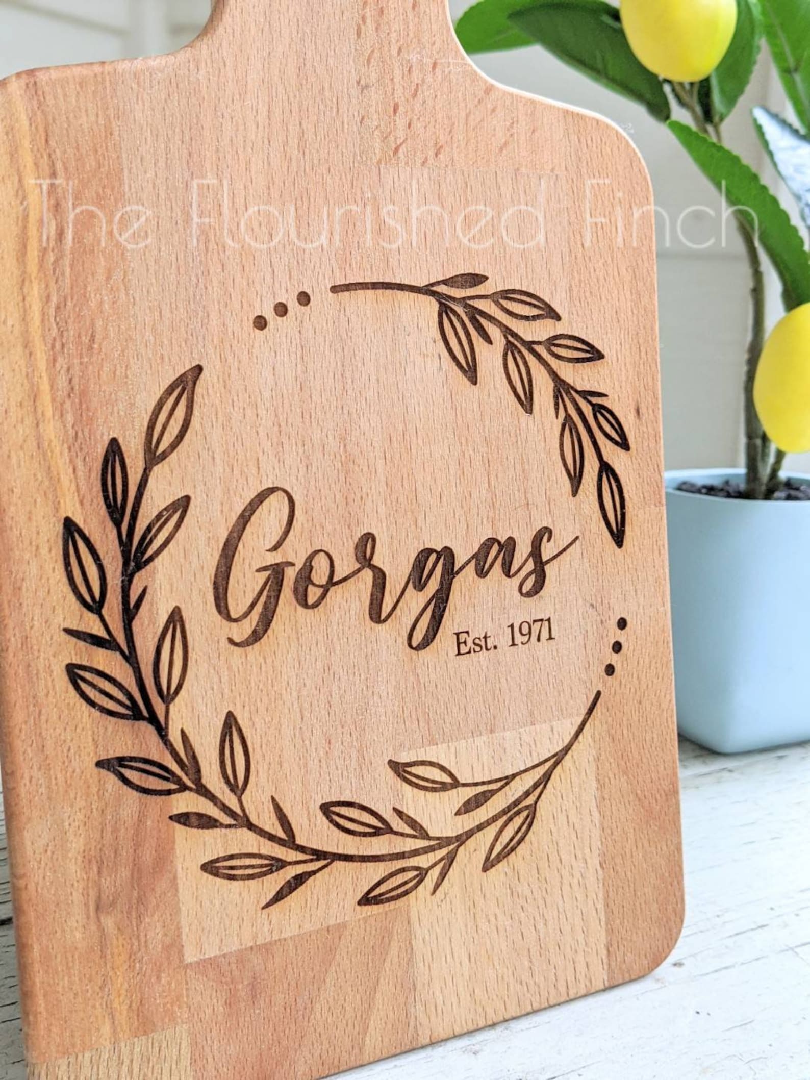 Last Name Cutting Board Last Name Charcuterie Board Etsy