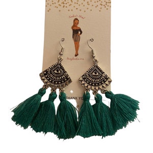 Mini tassel earrings available in multiple colors
