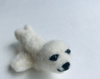 Needle Felted Seal