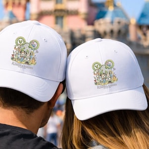 Epcot Flower And Garden Festival , Floral Disney Hats, Magic Blossom Hat, Epcot Hat, Figment Orange Bird  Hat, Disney Hat