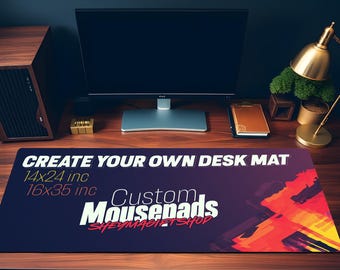 Custom Desk Mat, Large Mouse Pad, Custom TCG Playmat, Personalized Gift, Father's Day Gift, Christmas Gift, Boyfriend Gift, Husband Gift