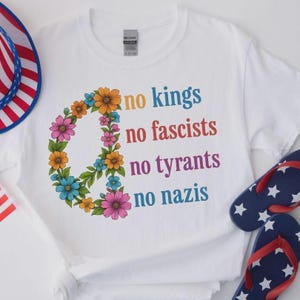 No Kings in America Shirt, Political Statement, Anti-MAGA, Protest Apparel, Resist Tee, Rejecting Republican Oligarchy   tshirt