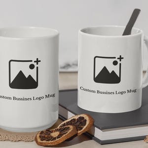 Personalized Logo Mug, Office Mug, Company Logo Mug, Custom Logo Mug, Custom Mug With Logo, Company Gift, Personalized Company Logo Cups