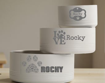Custom Dog Bowl Custom Dog Feeder Bowls Insulated/Cat Bowls/Pet Dog Cat Gifts/Stainless Steel Pet Bowl with Name/Food Bowl/Water Bowl