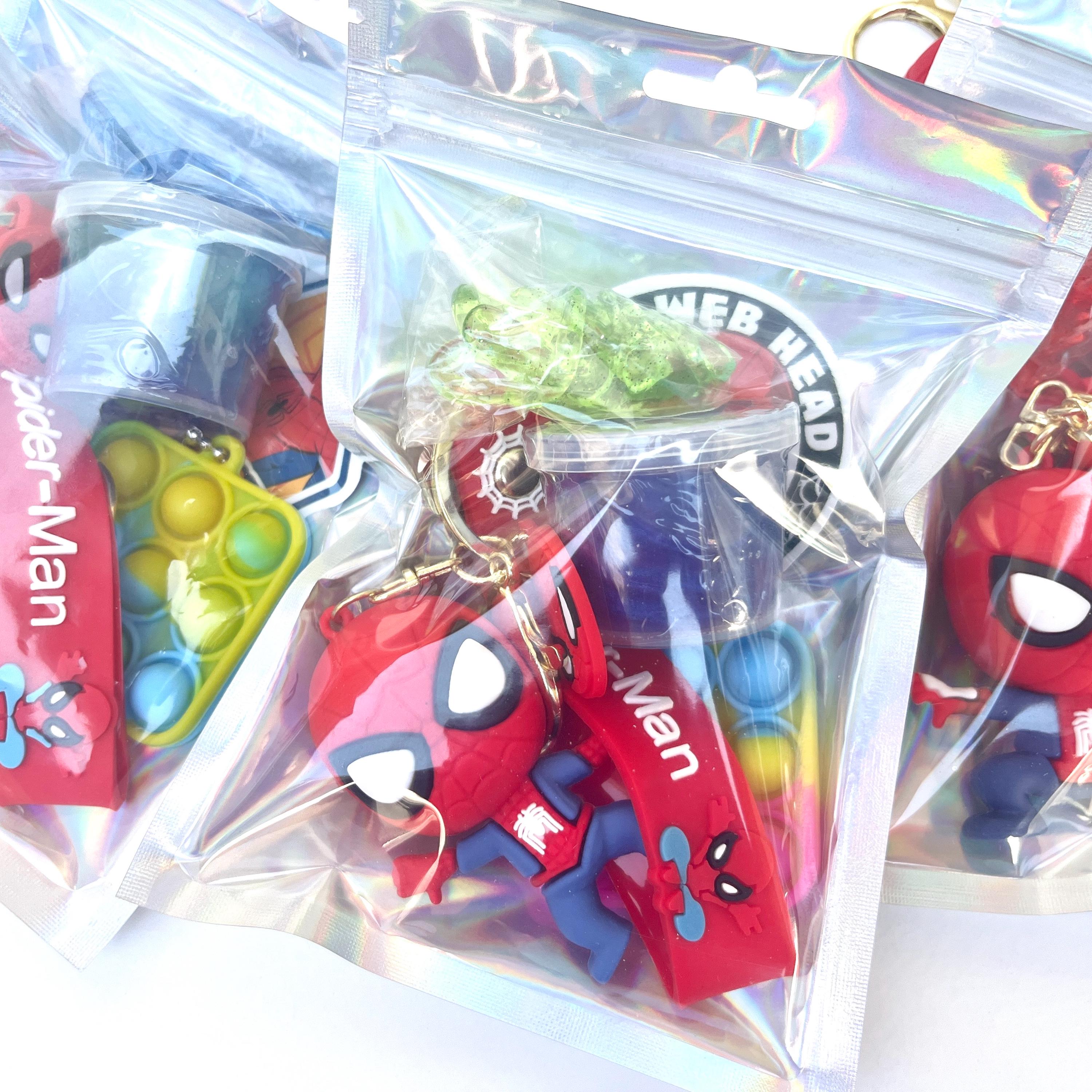 Superhero Party Favor Spider Hero Theme Favors, Kids Birthday Treats,  Fidget Party Favor, Pop-it, Slime Hand Curated Pack